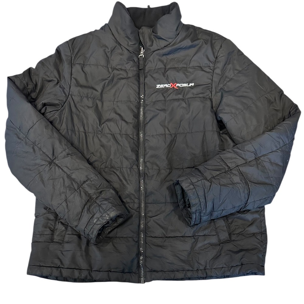 ZeroXposur unisex black puffer jacket